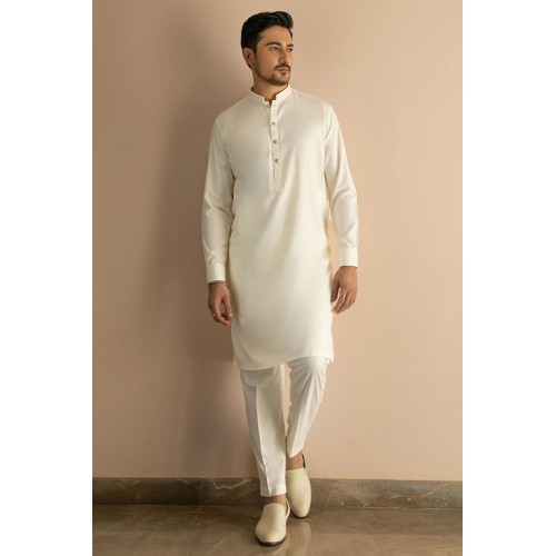 ZGMK2108 Ivory Boski Kurta Pajama