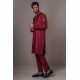 ZGMK2111 Maroon Cotton Silk Kurta Pajama