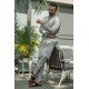 ZGMK2131 Medium Blue Raw Silk Kurta Pajama