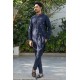 ZGMK2135 Blue Coral Cotton Silk Kurta Pajama