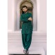 ZGMK2544 Dark Green Raw Silk Kurta Shalwar