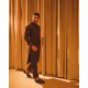 ZGMK2676 Brown Cotton Blend Kurta Pajama