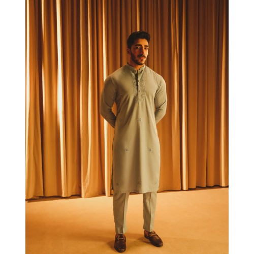 ZGMK2678 Coffee Black Cotton Blend Kurta Pajama ZGMK2678 Coffee Black Cotton Blend Kurta Pajama