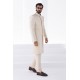 ZGMS2312 Off White Raw Silk Sherwani