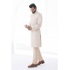 ZGMS2314 Champagne Blue Jamawar Sherwani