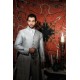 ZGMS2601 Gray Jamawar Sherwani