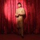 ZGMS2708 Gold Raw Silk Sherwani
