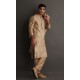 ZGMS2922 Ecru Raw Silk Sherwani