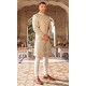 ZGMS2926 Fawn Raw Silk Sherwani