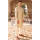 ZGMS2926 Fawn Raw Silk Sherwani