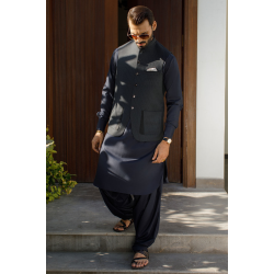 ZGMW2006 Dark Gray Suiting Fabric Waistcoat