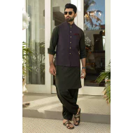ZGMW2011 Aubergine Suiting Fabric Waistcoat