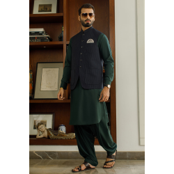 ZGMW2031 Dark Gray Suiting Fabric Waistcoat