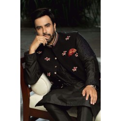 ZGMW2044 Black Suiting Fabric Waistcoat