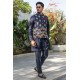 ZGMW2059 Blue Coral Raw Silk Waistcoat ZGMW2059 Blue Coral Raw Silk Waistcoat