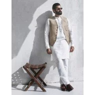 ZGMW2199 Grullo Linen Waistcoat