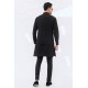 ZGMW2368 Black Raw Silk Waistcoat ZGMW2368 Black Raw Silk Waistcoat