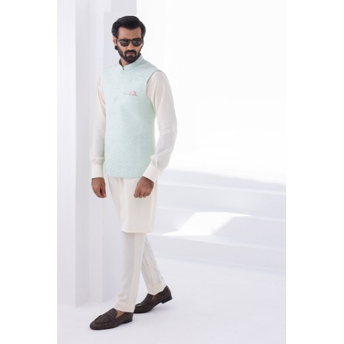 ZGMW2381 Bubbles Raw Silk Waistcoat ZGMW2381 Bubbles Raw Silk Waistcoat