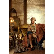 ZGMW2605 Copper Jamawar Waistcoat