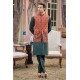 ZGMW2865 Burnt Sienna Raw Silk Waistcoat
