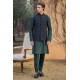 ZGMW2866 Black Raw Silk Waistcoat