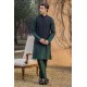 ZGMW2866 Black Raw Silk Waistcoat