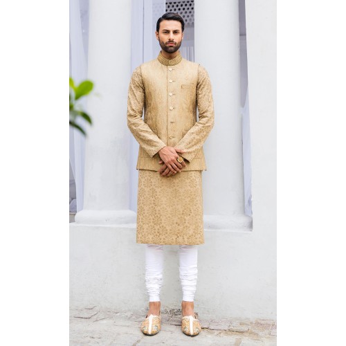 ZGMW2948 Sunset Raw Silk Waistcoat