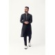 ZGMK3209 Black Khadi Woven Cotton Kurta ZGMK3209 Black Khadi Woven Cotton Kurta