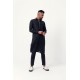 ZGMK3209 Black Khadi Woven Cotton Kurta ZGMK3209 Black Khadi Woven Cotton Kurta