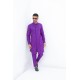 ZGMK3217 Dark Orchid Khadi Woven Cotton Kurta