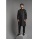 ZGMK3224 Black Khadi Woven Cotton Kurta