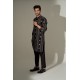 ZGMK3234 Black Cotton Karandi Kurta