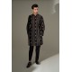 ZGMK3234 Black Cotton Karandi Kurta
