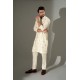 ZGMK3236 Cornsilk Silk Kurta