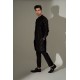 ZGMK3248 Black Cotton Silk Kurta