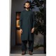 ZGMK3303 Dragon Teal Bosky Linen Kurta