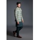 ZGMP3121 Brunswick Green Jamawar Prince Coat