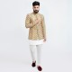 ZGMP3129 Papaya Whip Raw Silk Prince Coat ZGMP3129 Papaya Whip Raw Silk Prince Coat