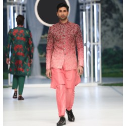 ZGMP3142 NCS Red Ombre Prince Coat