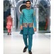 ZGMP3143 Blue Topaz Raw Silk Prince Coat ZGMP3143 Blue Topaz Raw Silk Prince Coat