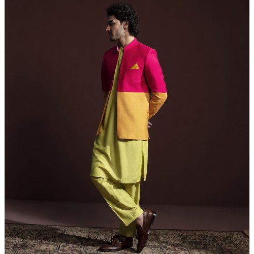 ZGMP3160 Two-toned Prince Coat