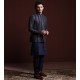 ZGMP3161 Space Cadet Raw Silk Prince Coat