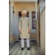 ZGMS3036 Off-White Maisuri Net Sherwani