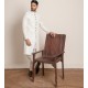 ZGMS3065 White Raw Silk Sherwani ZGMS3065 White Raw Silk Sherwani