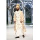 ZGMS3078 Off-White Raw Silk Sherwani