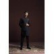 ZGMW3185 Black Raw Silk Waistcoat ZGMW3185 Black Raw Silk Waistcoat
