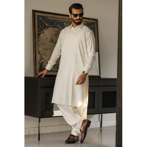 ZGMW3278 Off-White Suiting Fabric Waistcoat