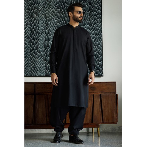 ZGMW3282 Black Suiting Fabric Waistcoat