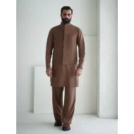 ZGMW3555 Chamoisee Suiting Fabric Waistcoat