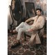 ZGMS1105 Off White Banarsi Groom Sherwani